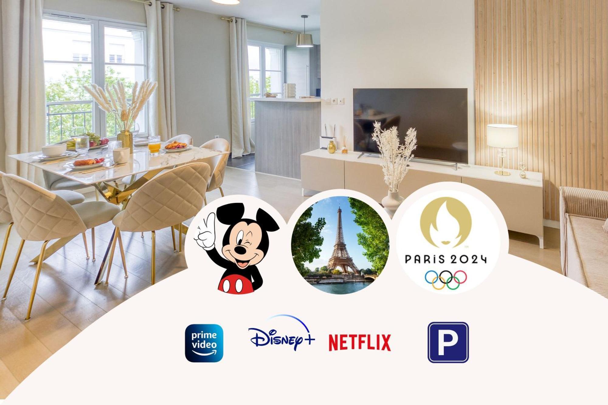 Disneyland - Val D'Europe A Pied - Paris Serris Bagian luar foto